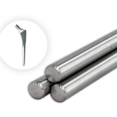 Bar de titânio de nível médico para substituição da articulação do quadril